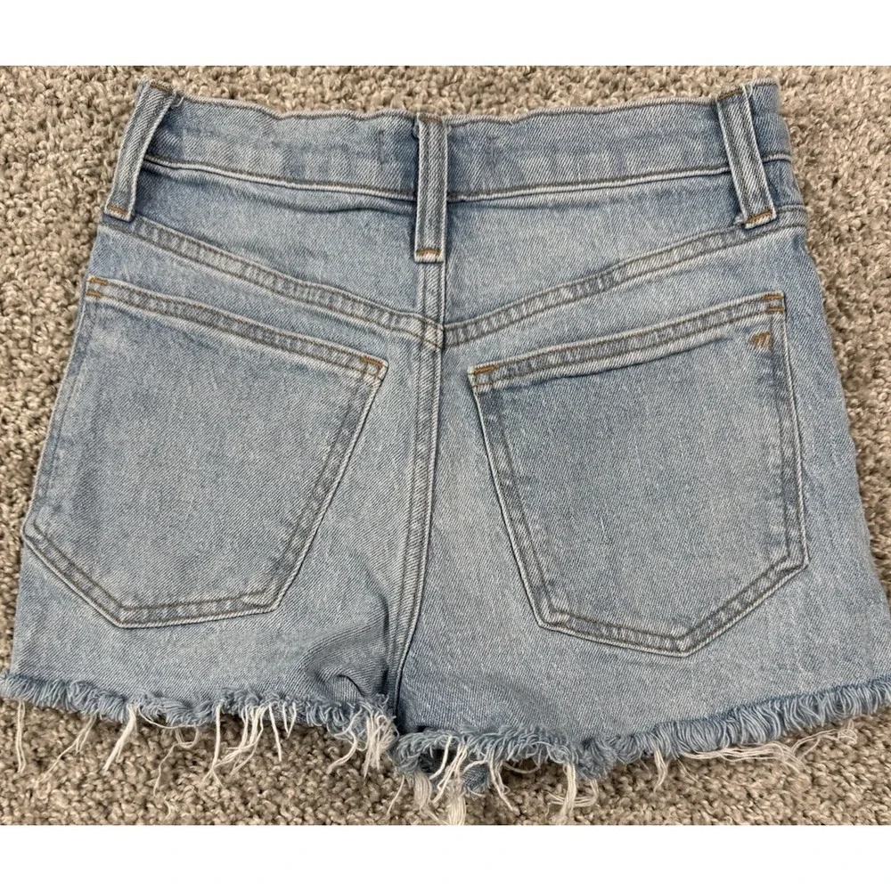 Madewell The Perfect Jean Short Denim Distressed Womens‎ Size 23 Inseam 3